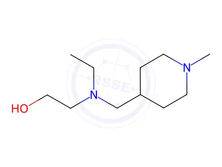 Chemical structure of 2-(Ethyl((1-methylpiperidin-4-yl)methyl)amino)ethanol