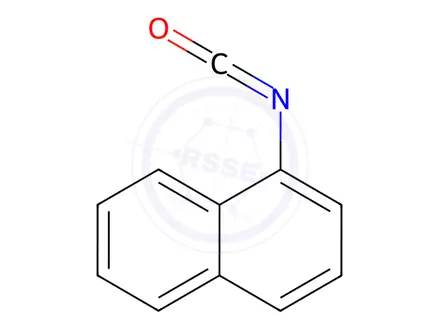 Chemical structure of 1-Naphthyl Isocyanate