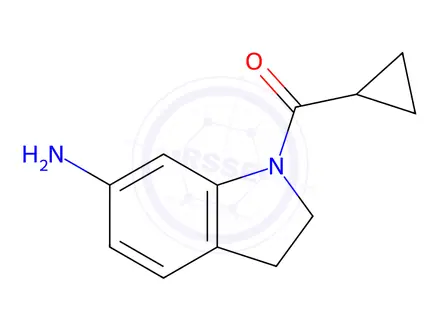 Chemical structure of (6-Aminoindolin-1-yl)(cyclopropyl)methanone