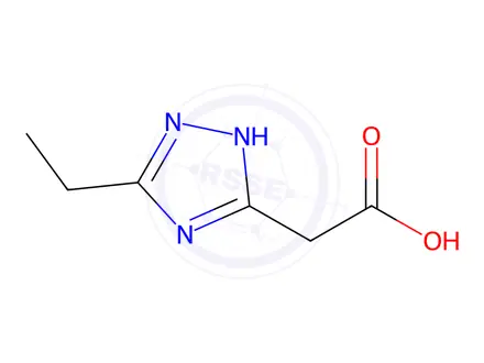 Chemical structure of (5-Ethyl-4H-1,2,4-triazol-3-yl)acetic acid
