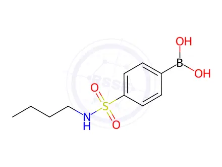 Chemical structure of (4-(n-Butylsulfamoyl)phenyl)boronic acid