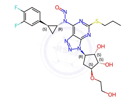 Chemical structure of Ticagrelor Impurity 93