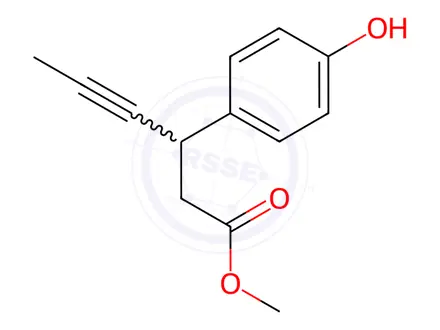 Chemical structure of Methyl 3-(4-Hydroxyphenyl)hex-4-ynoate