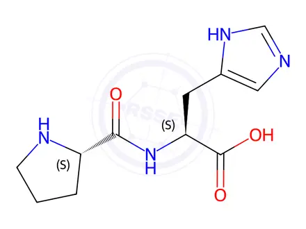 Chemical structure of Histidine Impurity 16
