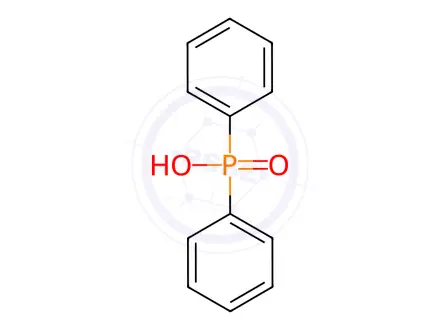 Chemical structure of Eldecalcitol Impurity 59 (Diphenylphosphinic Acid)