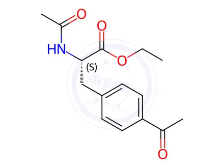 Chemical structure of N,4-Diacetyl-L-phenylalanine Ethyl Ester