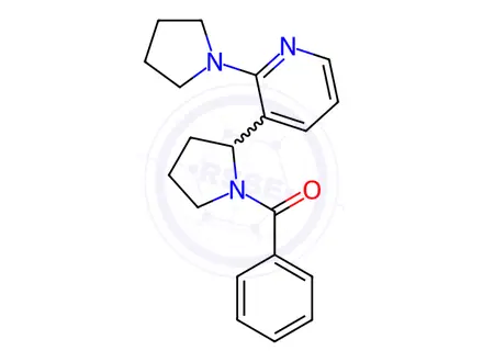 Chemical structure of Phenyl(2-(2-(pyrrolidin-1-yl)pyridin-3-yl)pyrrolidin-1-yl)methanone