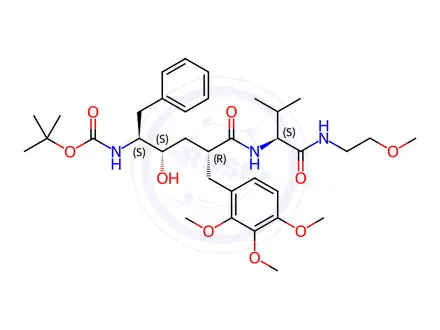 Chemical structure of Lasinavir