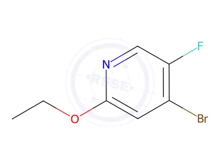 Chemical structure of 4-bromo-2-ethoxy-5-fluoropyridine