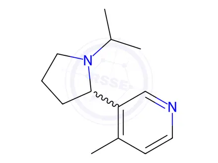 Chemical structure of 3-(1-Isopropylpyrrolidin-2-yl)-4-methylpyridine