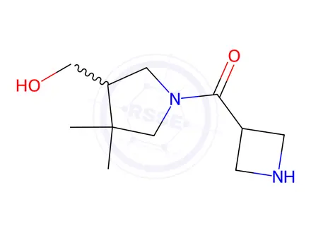Chemical structure of Azetidin-3-yl(4-(hydroxymethyl)-3,3-dimethylpyrrolidin-1-yl)methanone