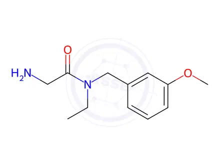 Chemical structure of 2-Amino-N-ethyl-N-(3-methoxybenzyl)acetamide
