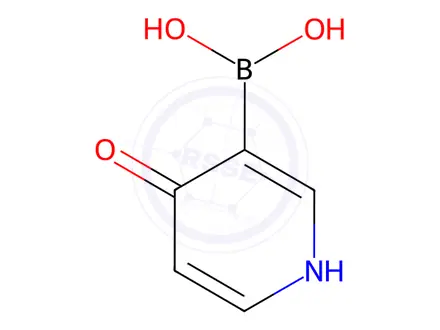 Chemical structure of (4-Hydroxypyridin-3-yl)boronic acid