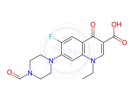 Chemical structure of Norfloxacin Impurity G
