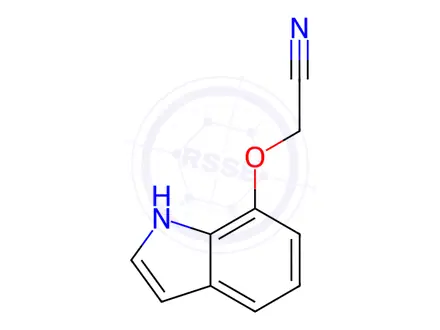 Chemical structure of 7-(Cyanomethoxy)indole