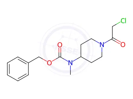 Chemical structure of [1-(2-Amino-ethyl)-pyrrolidin-3-yl]-cyclopropyl-carbamic acid benzyl ester