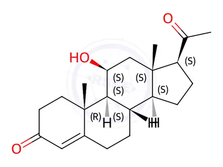 Chemical structure of Progesterone Impurity 66