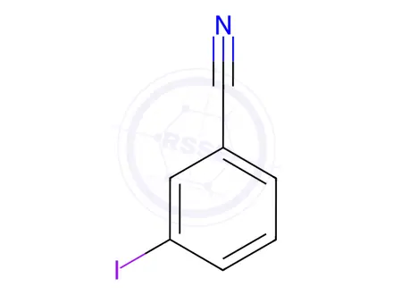 Chemical structure of 3-Iodobenzonitrile