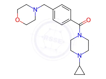 Chemical structure of JNJ31001074AAC