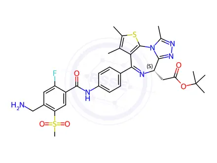 Chemical structure of Abidol Impurity 20
