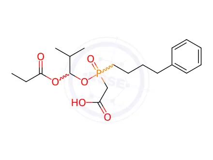 Chemical structure of Fosinopril Impurity 13