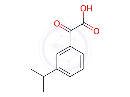 Chemical structure of 2-(3-isopropylphenyl)-2-oxoacetic acid