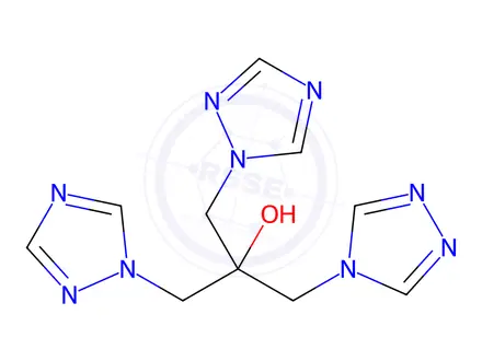 Chemical structure of 2-((1H-1,2,4-triazol-1-yl)methyl)-1-(1H-1,2,4-triazol-1-yl)-3-(4H-1,2,4-triazol-4-yl)propan-2-ol
