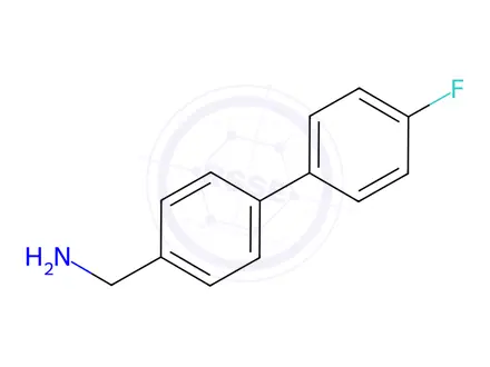 Chemical structure of 4'-Fluoro-biphenyl-4-methanamine
