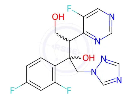 Chemical structure of Voriconazole Impurity 40
