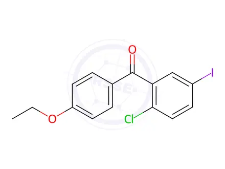 Chemical structure of Dapagliflozin Impurity 12