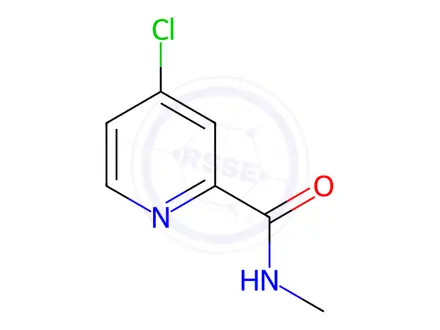 Chemical structure of N-Methyl-4-Chloropyridine-2-Carboxamide