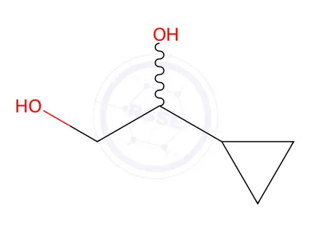Chemical structure of 1-Cyclopropylethane-1,2-diol