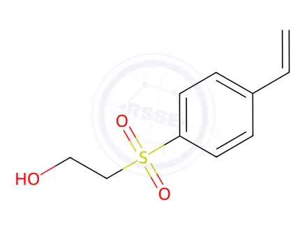 Chemical structure of Ethanol, 2-[(4-ethenylphenyl)sulfonyl]-