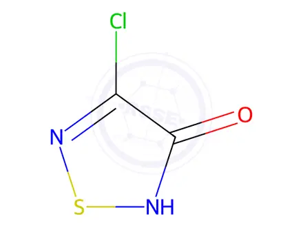 Chemical structure of 4-chloro-1,2,5-thiadiazol-3-ol
