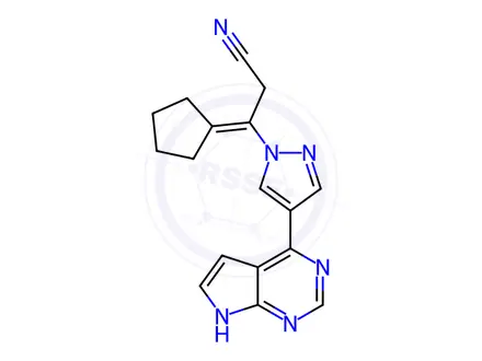 Chemical structure of Ruxolitinib Phosphate Impurity 93