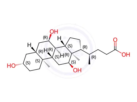 Chemical structure of Ursodeoxycholic Acid Impurity 73