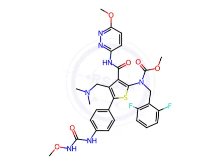 Chemical structure of Relugolix Impurity 115