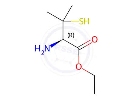 Chemical structure of Penicillamine Impurity 8