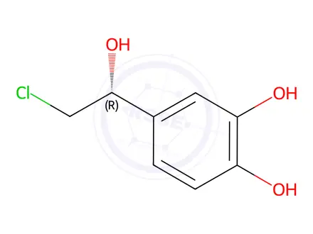 Chemical structure of Noradrenaline (Norepinephrine) Impurity 105