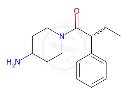 Chemical structure of 1-(4-Aminopiperidin-1-yl)-2-phenylbutan-1-one
