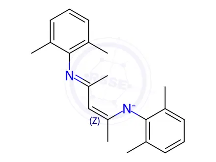Chemical structure of N,N'-[Bis(2,6-diMethylphenyl)-1,3-diMethyl-1,3-propanediylidene](Methyl) (triethylphosphine)palladiuM(II), Min. 97%