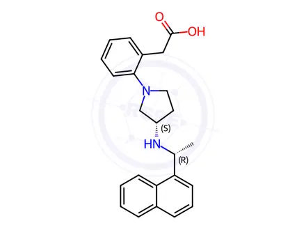 Chemical structure of Evocalcet Impurity 2
