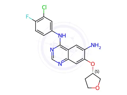 Chemical structure of Afatinib Impurity B