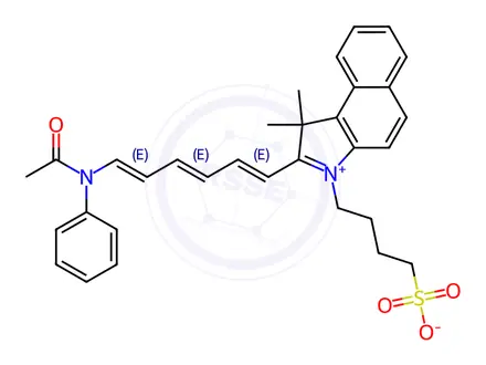 Chemical structure of Indocyanine Green Impurity 4