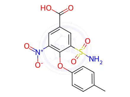 Chemical structure of Bumetanide Impurity 99