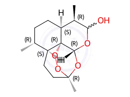 Chemical structure of Dihydroartemisinin Impurity 6