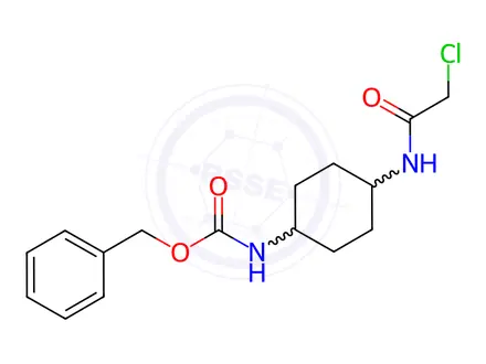 Chemical structure of Benzyl (4-(2-chloroacetamido)cyclohexyl)carbamate