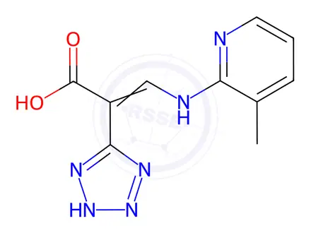 Chemical structure of Pemirolast Impurity 4 (Mixture of E/Z-isomers)