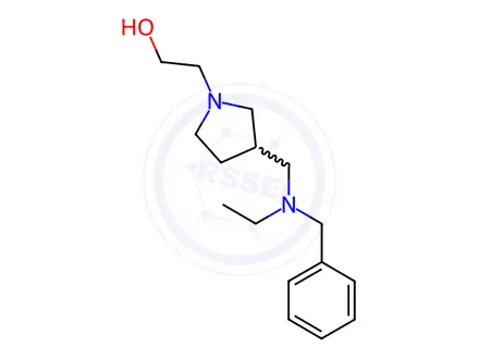 Chemical structure of 2-(3-((Benzyl(ethyl)amino)methyl)pyrrolidin-1-yl)ethanol