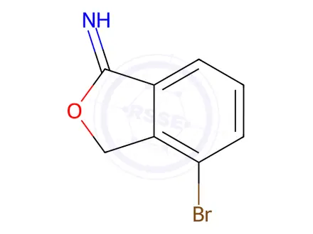 Chemical structure of 4-BRomo-3h-isobenzofuran-1-ylideneamine